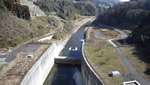 稲葉ダムの下流